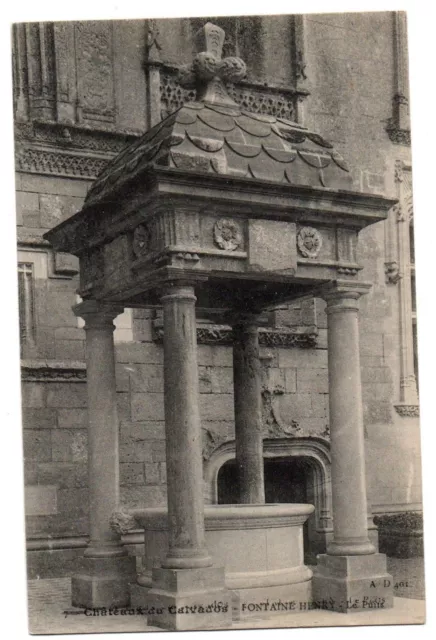 CPA 14 - FONTAINE HENRY (Calvados) - 7. Le Puits - Châteaux du Calvados - AD.401