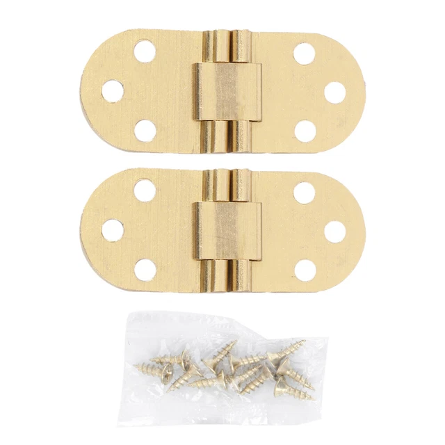 2 Pcs Foldable Desk Table Hinge Door Hinges Folding Work Bench Solid