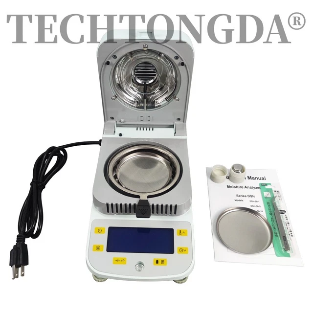 110V Lab Halogen Grains Food Paper Moisture Analyzer Water Content Tester