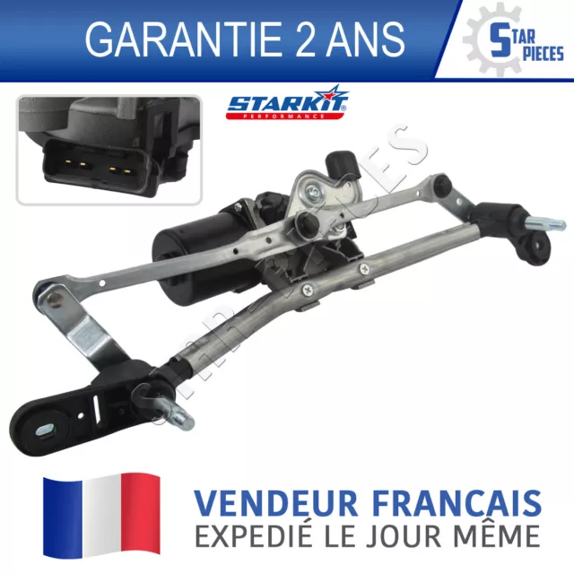 Moteur D’essuie Glace Avant Avec Mecanisme Tringlerie Renault Clio 3 2005-2012