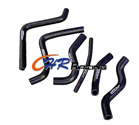 BLACK Silicone Radiator Hose for 2000-2002 Honda CR125R CR125 CR 125R JE01 2001