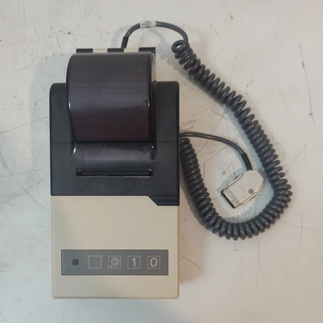 Impresora portátil vintage CMI modelo DP1012. 0101M 9,15 V sin probar/buen estado
