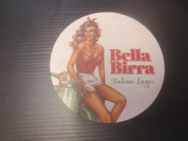 1 only URBAN BREWERIES Micro Brewery " Bella Birra / Vixen " BEER  COASTER