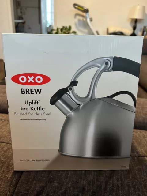 Tea kettle OXO Brew uplift brushed stainless steel