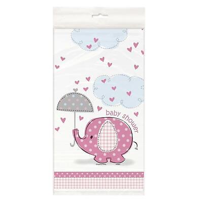 Amscan 30m X 1m Bambino Plastica Rosa Compleanno Baby Shower Stand Dolce Tavolo Cover 
