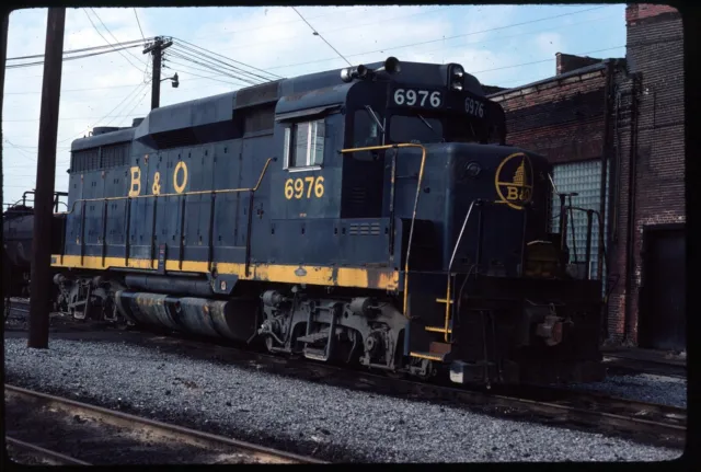 Original Rail Slide - BO Baltimore & Ohio 6976 no location 11-1979