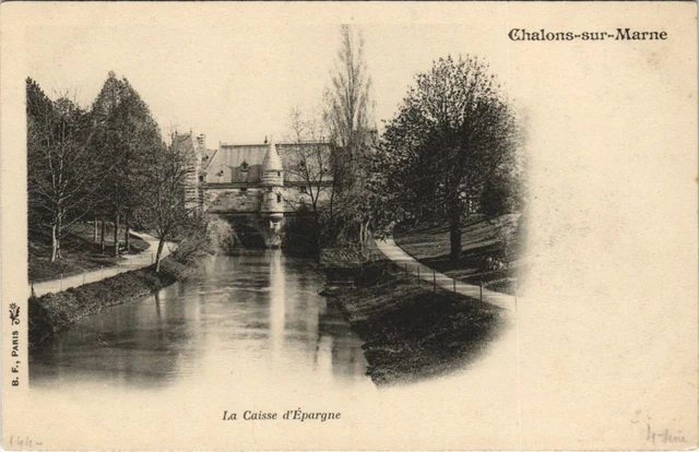 CPA CHALONS-sur-MARNE La Caisse d'Epargne (126073)