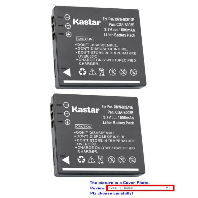 Kastar Replacement Battery for Genuine DE-A39 DE-A40 Leica BC-DC6 RICOH BJ-7
