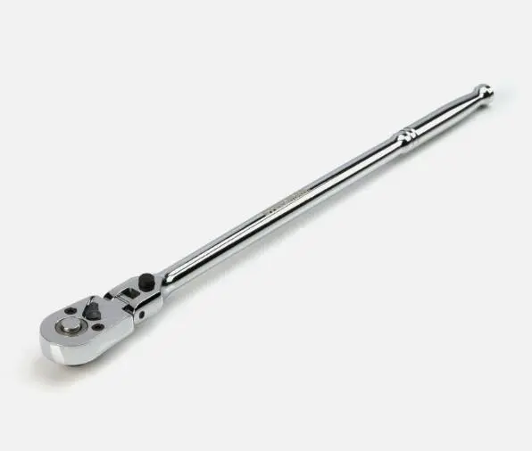 1/4-in Drive 72-Tooth 180° Flex-Head Ratchet with 12-in Handle 60573