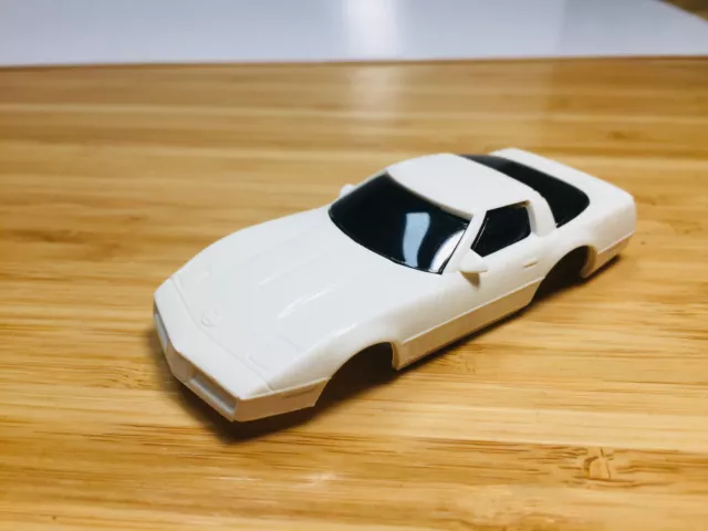 TYCO NOS CORVETTE FACTORY TEST SHOT Body White Plastic~ She is~ BRAND NEW ~ MINT
