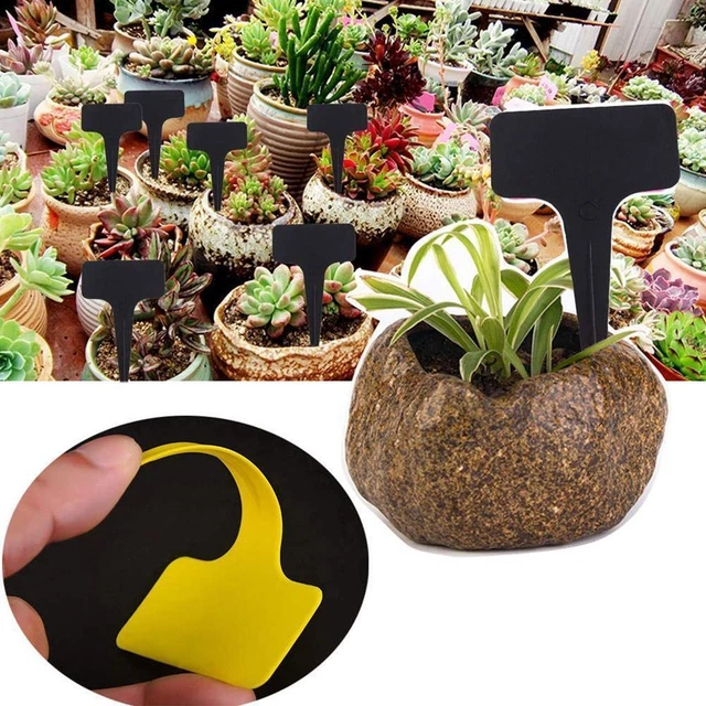 Plant Labels Garden stakes Markers Tags Nursery Seedling off -20% Black B4T1