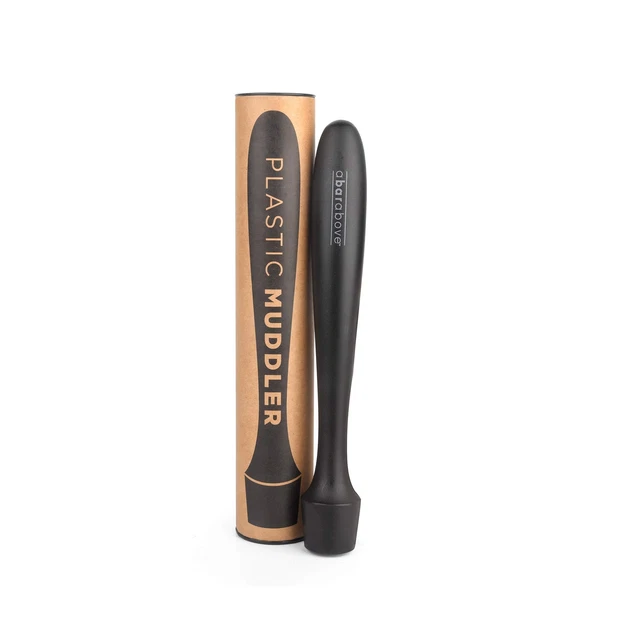 Black Cocktail Muddler - 12 Inch Long Muddler - Bartender Gear for Home or Pr...