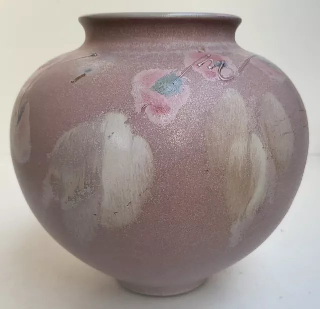 Australian Pottery Bev Butler large vase, 19cm x 20cm diameter 2