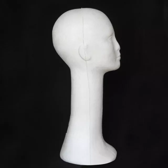 Mannequin Head Reusable Long Neck Female Mannequin Wig Hat Glasses Display Stand