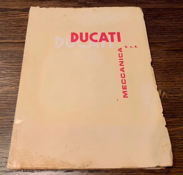Ducati 1964 Dealer Ad Booklet Mach 1 Elite 125cc Cadet Scrambler 250cc 100 Pages