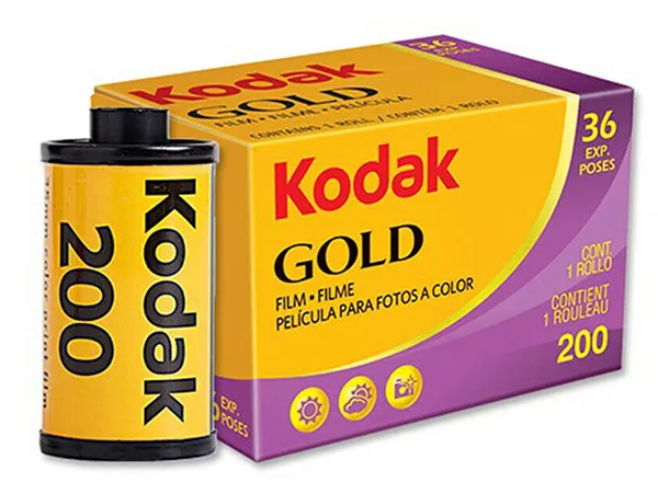Kodak Gold 200 iso Colour Print Film 135 35mm 36exp (UK Stock) 36 exposures BNIB