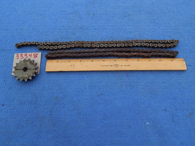 1941 Wurlitzer 750E 780E Model 130 Adapter Split Gear # 33348 plus 2 chains