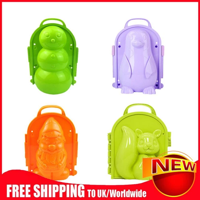 Winter Plastic Snowball Maker Clip Kids Children Outdoor Play Snow Ball Mold Toy