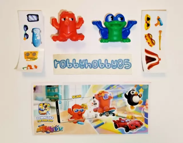 Serie Completa Disquise Animals Vt009 - Vt010 + 2 Bpz Kinder Italia 2023/2024