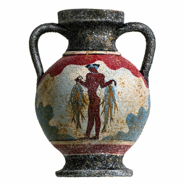 Altgriechische minoische Amphore Fischer handgemachte Keramik Keramik Vase klein