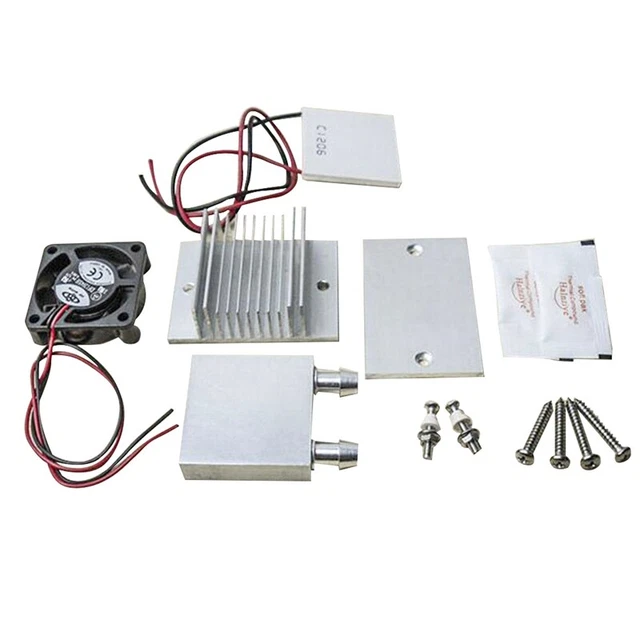 3X(DIY Kit TEC1-12706 Thermoelectric Peltier Module Water Cooler Cooling Systeh