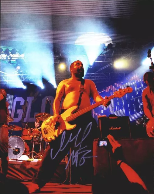 Ian Grushka New Found Glory Authentic signed 8x10 photo |CERT Autographed 326-a