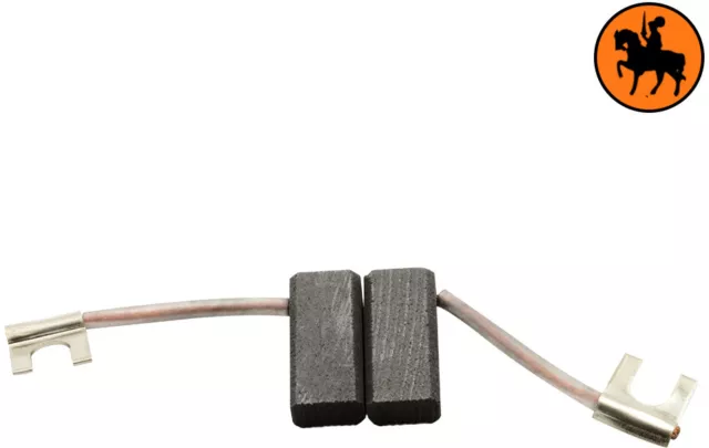 Balais de Charbon pour Fein - 5x8x17mm - Avec ressort, cable et connecteur