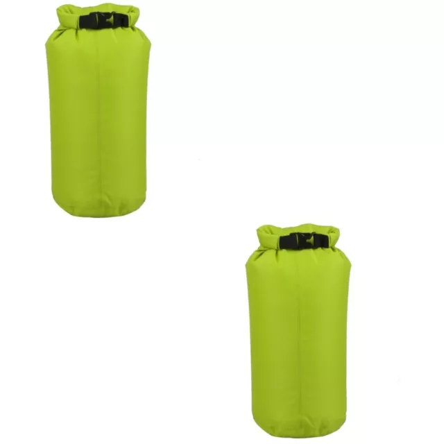 2 Pieces Ultralight - Dry- Bag Waterproof for Canoe Kayak Pouch The Color Green