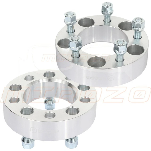 2 pcs 1.5" 5x4.75 12x1.5 For Chevrolet Corvette S10 Impala Nova wheel spacers