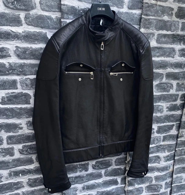 Ultra Rare & Gorgeous Dior Homme AW12 Leather Multi Zip Biker Jacket Prototype