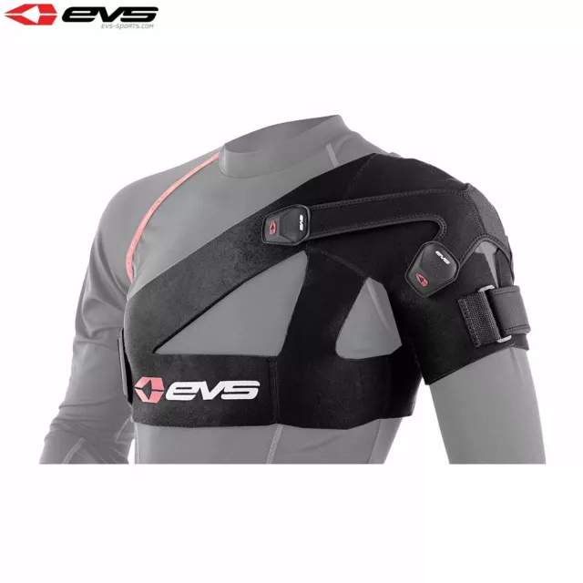 EVS RS9 Knee Brace Pair Black Small - Motocross MX Off-Road