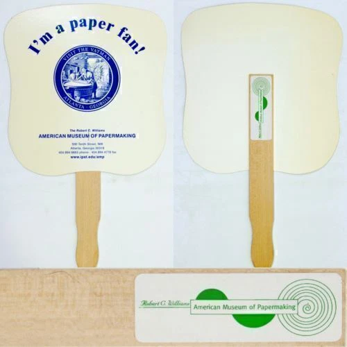 Papermaking Paper Fan VATMAN American Papermaking Museum Atlanta Georgia Advert