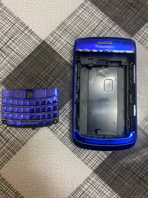 Replacement Blackberry 9700 Front & Back Cover Casing with keypad & Chassis Blue