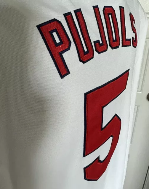 Albert Pujols Cardinals Jerseys Sewn Baseball White