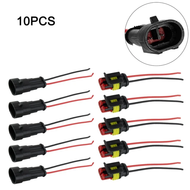 Lot De 10 Connecteurs Led À 6 Broches De 12 Mm De Large, Sans Fil Lot De 10 Connecteurs Led À 6 Broches De 12 Mm De Large, Sans Fil