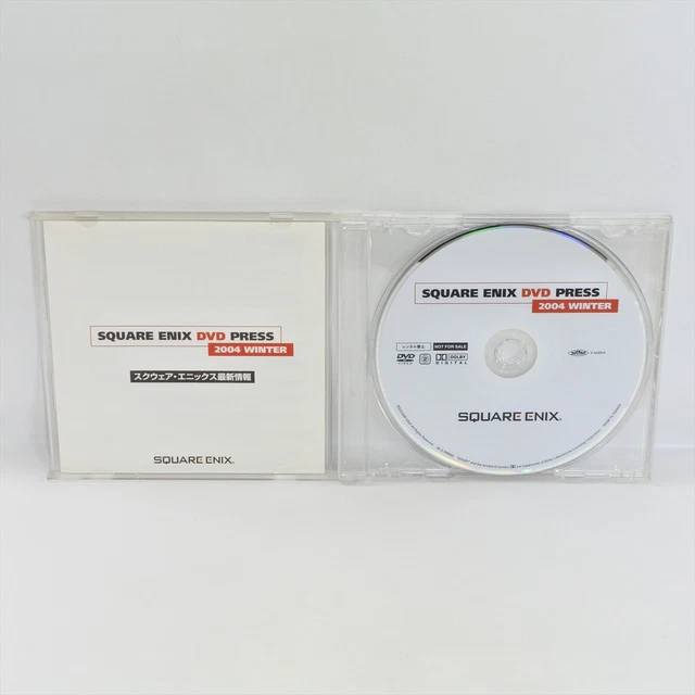 ◆非売品◆SQUARE ENIX DVD PRESS 2004 WINTER DVD SQUARE ENIX DVD Press - 2004 Winter Square Enix Latest