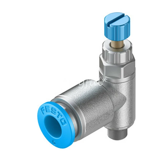 1PZ FESTO GRLA-M5-QS-6-RS-D 197578 Valvola di controllo flusso unidirezionale nuova