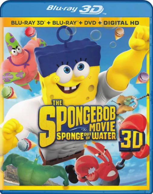 The Spongebob Film - Éponge Out De Eau 3D (Neuf Bleu