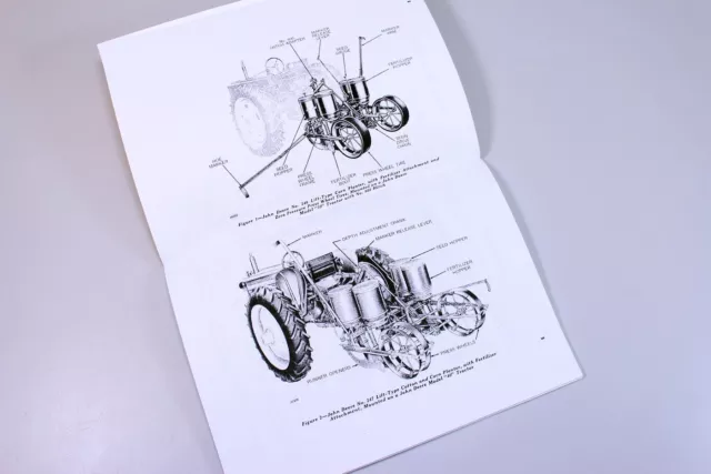 Operators Parts Manuals For John Deere 246 446 247 447 Corn Planter Catalog Book 2