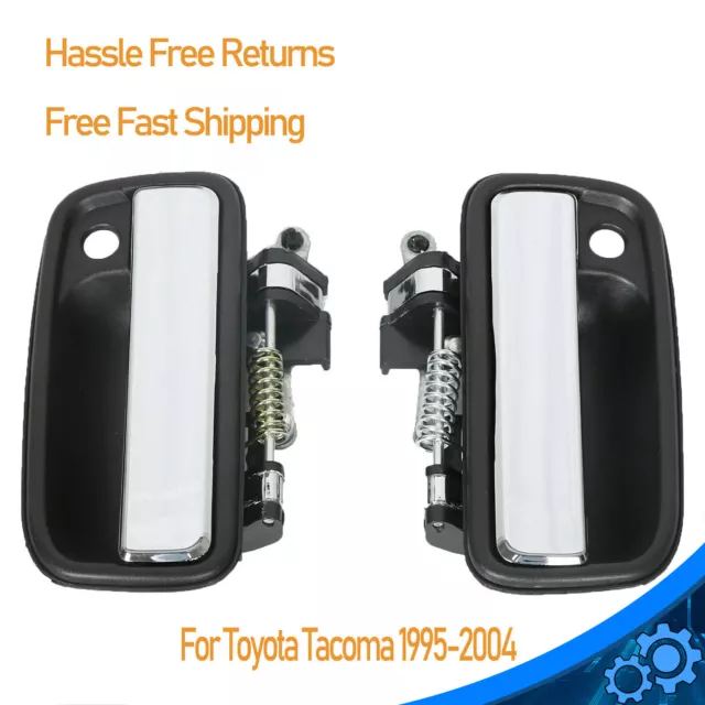 For Toyota Tacoma 1995-04 Front Outside Exterior Door Handle Pair Left & Right