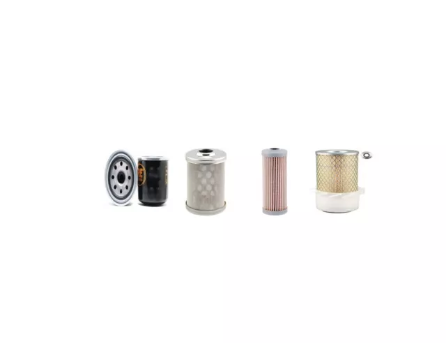 Filter Service Kit Fits YANMAR B25 V Air Oil Fuel w/Yanmar 3TNE78A-B1A Eng.