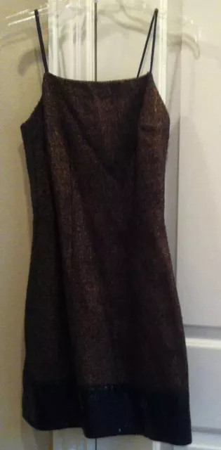 NWT Plenty Frock! by Tracy Reese Brown & Black Cocktail Party Dress - Size 0