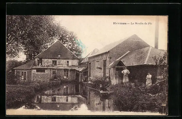 CPA Hermes, Le Moulin de Pic 1923
