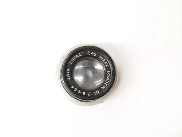 Wray London Supar 3 1/4" F4.5 Enlarging Lens, Stock No u10469