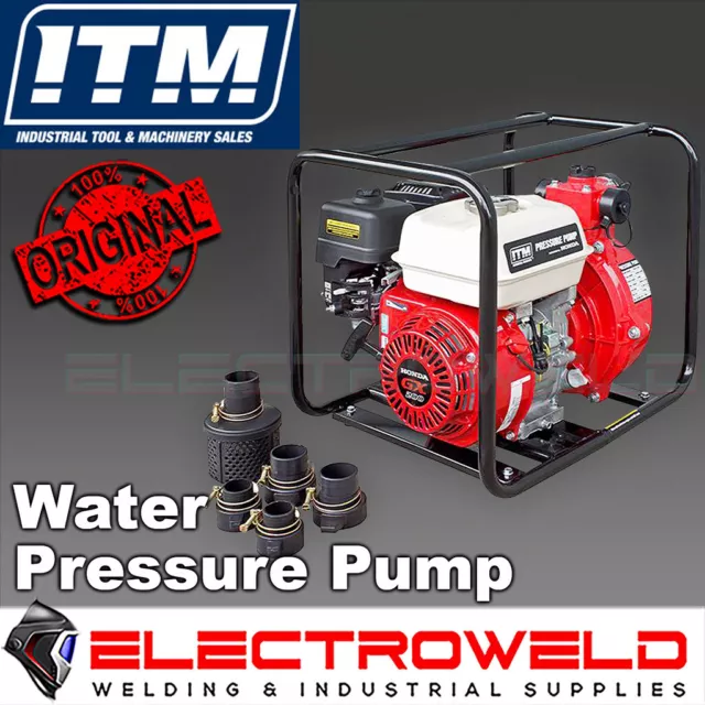 ITM 6.5HP 50mm 2" GX200 High Pressure Water Pump, Honda Petrol 4 Stroke Engine