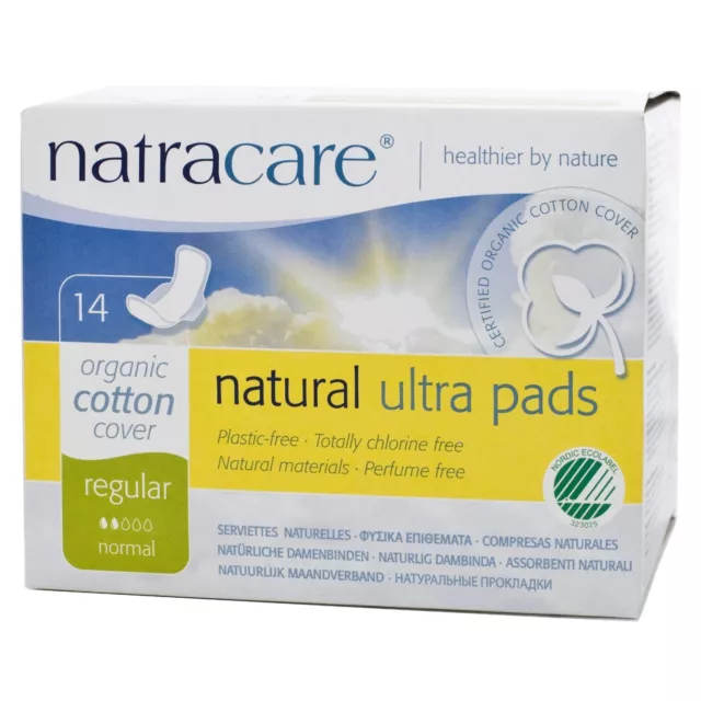 Natracare Natural Ultra Pads Regular mit Flügeln x 14-5er Pack