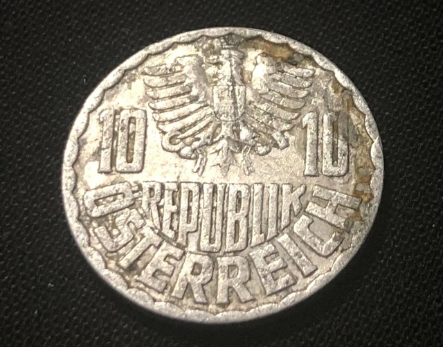 Austria 10 Groschen 1964. World Coin. Combined Shipping Discounted.