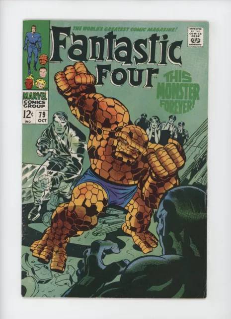 Fantastic Four 79 Marvel 1968 FN VF 1st Android Man Crystal Stan Lee Jack Kirby