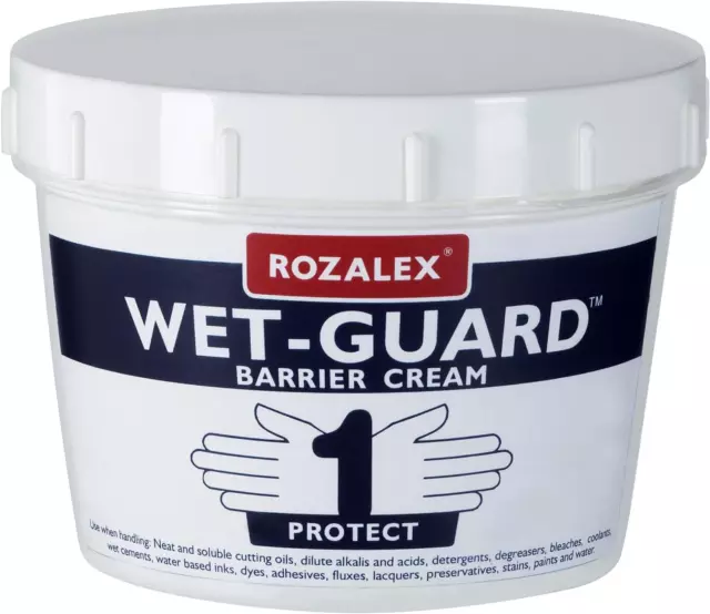 ROZALEX ROZ-6043281 Wet-Guard Protection Barrier Cream Tub, 450 ml