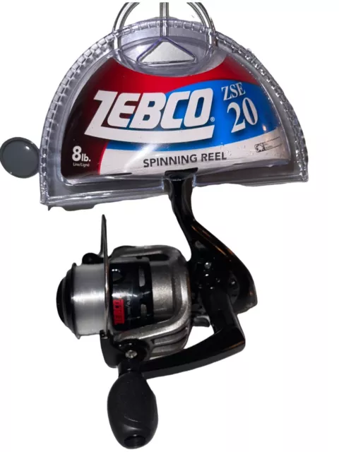 ZEBCO Bite Alert Spinning Fishing Reel BASP60-CKL1 With 20lb mono. NEW